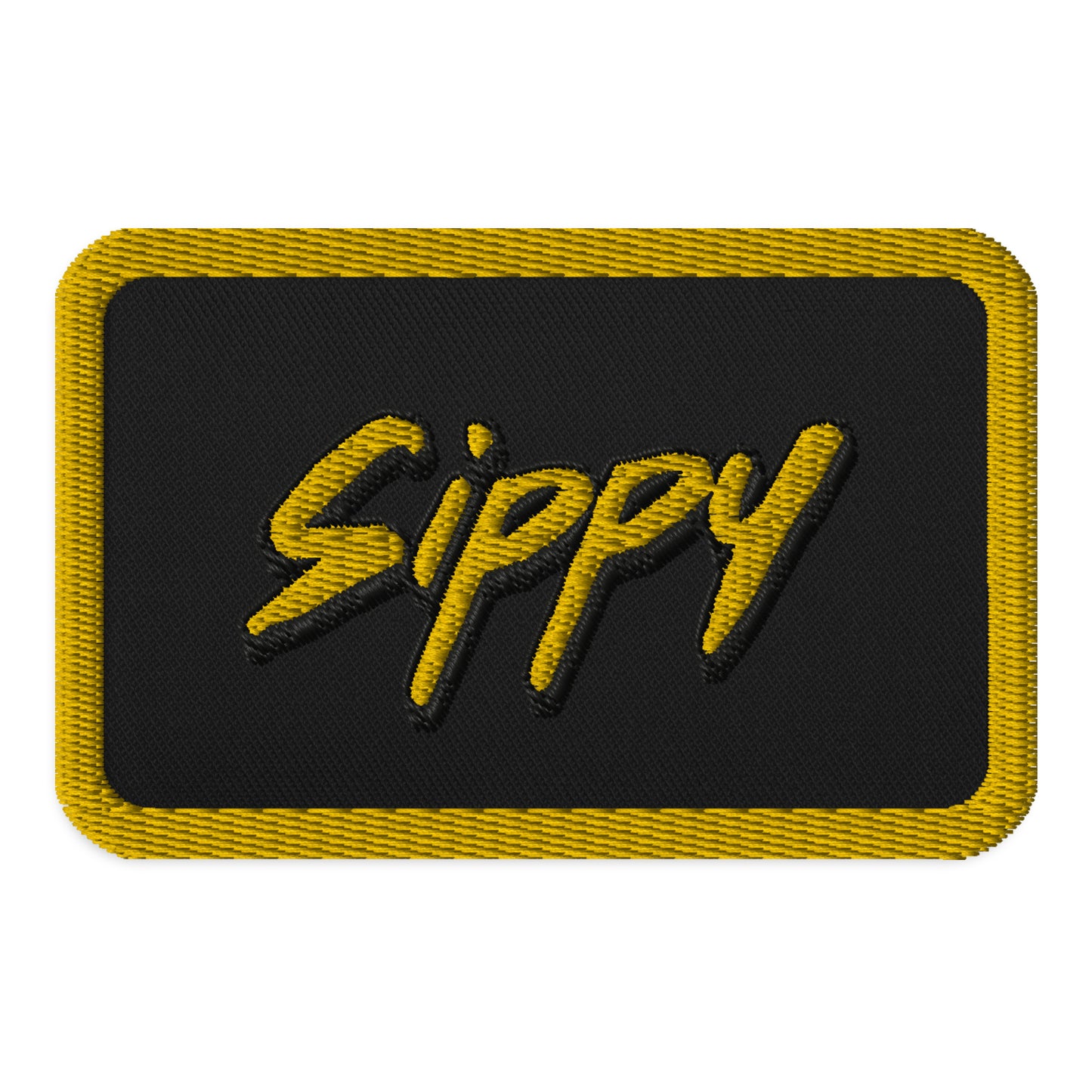 Sippy Embroidered Patch