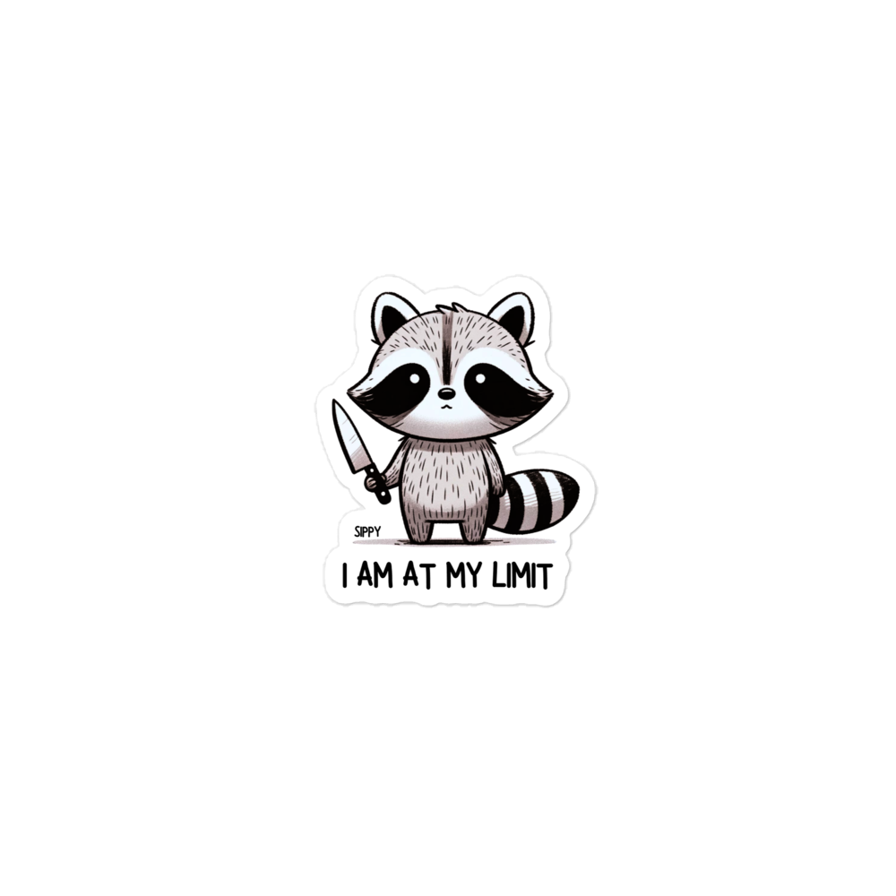 At My Limit Sticker