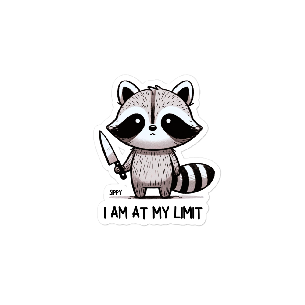 At My Limit Sticker