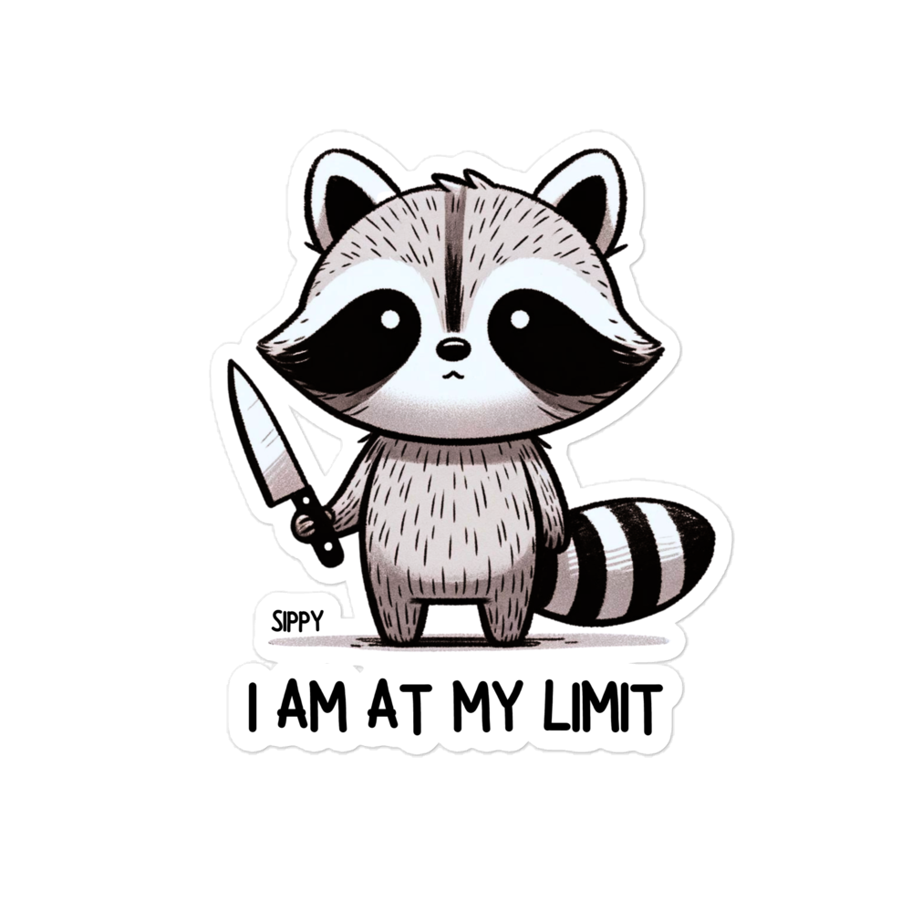 At My Limit Sticker