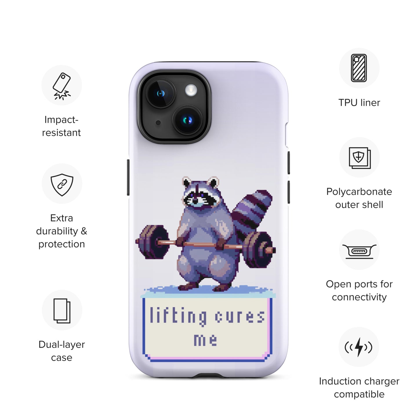 Lifting Cures Me iPhone Case