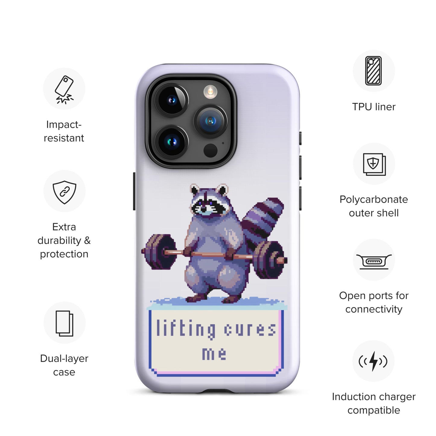 Lifting Cures Me iPhone Case