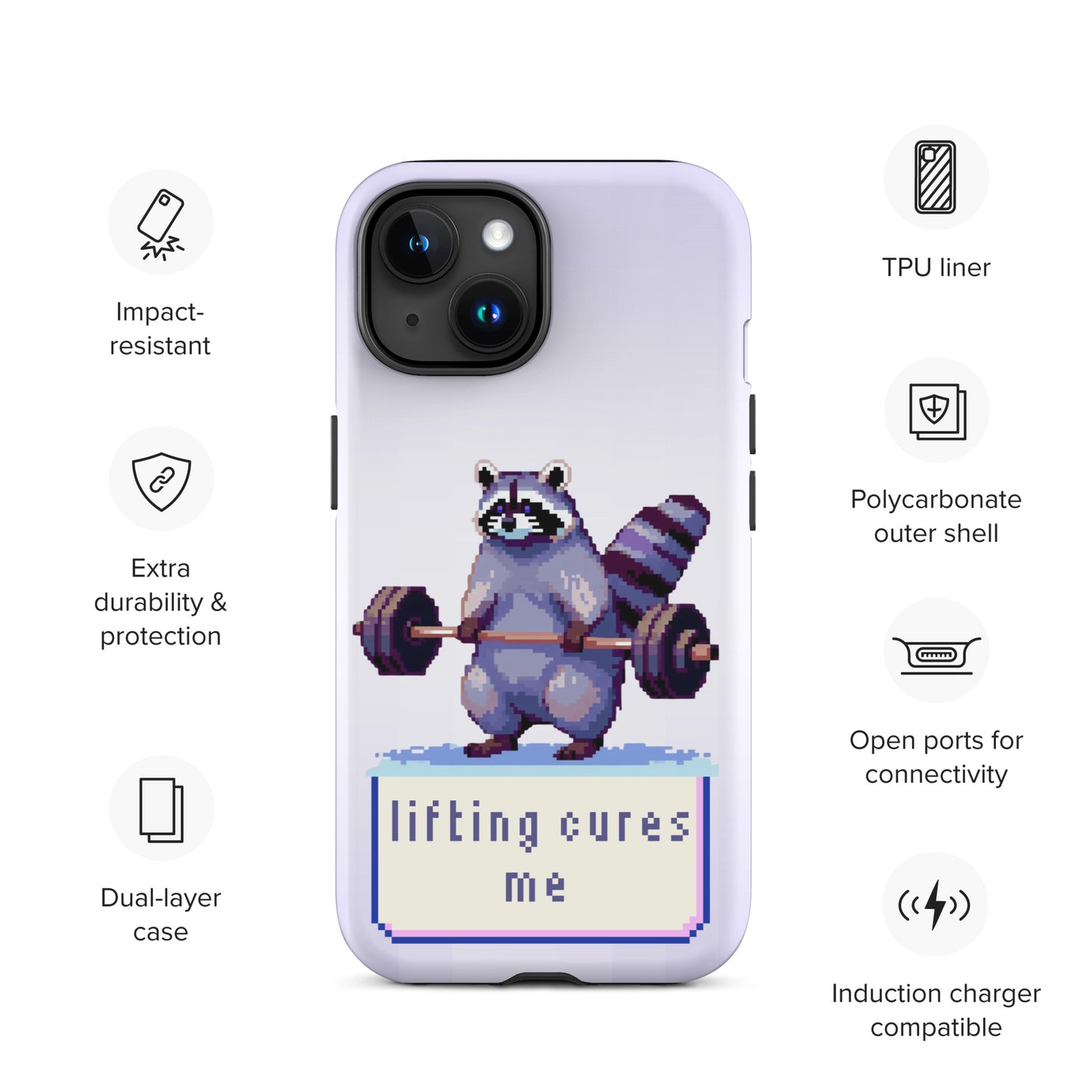 Lifting Cures Me iPhone Case