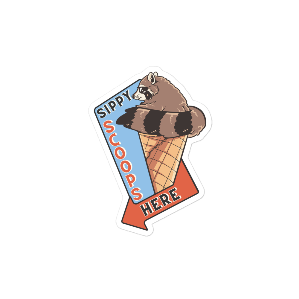 Sippy Scoops Sticker